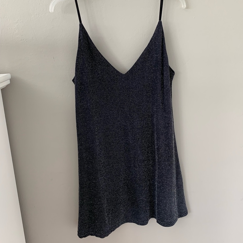 Kendall and Kylie Black and Silver Dress NWT